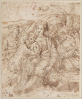 K I 034
<br/>
Heilige Familie met Johannes en Magdalena
<br/>
<em>Ligorio, Pirro (ca. 1513-1583)</em>